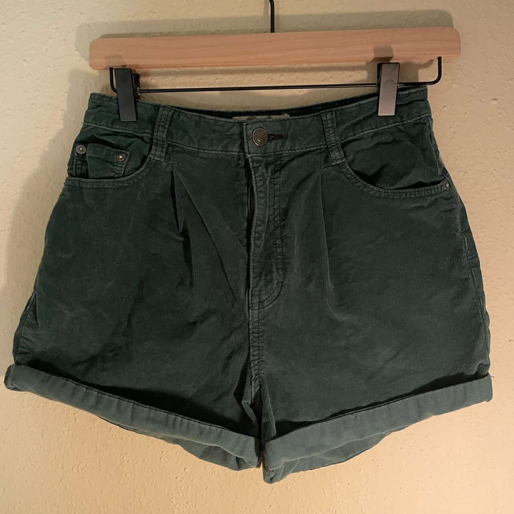 We The Free High Waist Dark Green Shorts